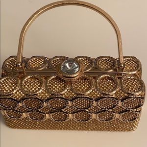 Gold handbag